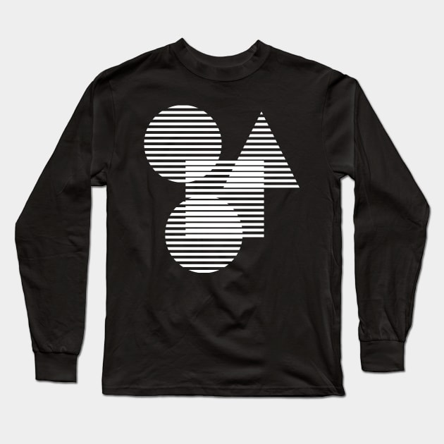 geometric shapes Long Sleeve T-Shirt by lkn